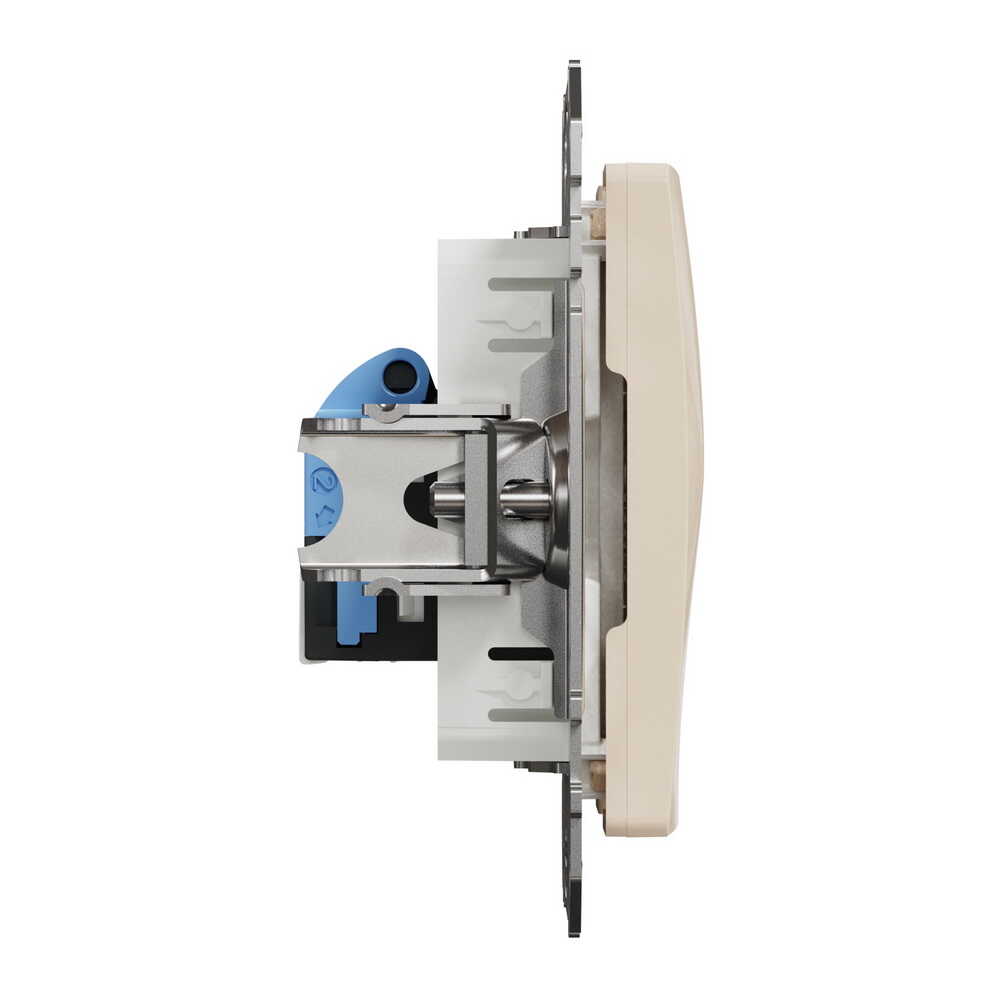 Розетка Schneider Sedna Design бежевая компьютерная RJ45 Cat. 6 UTP ( SDD112461 )